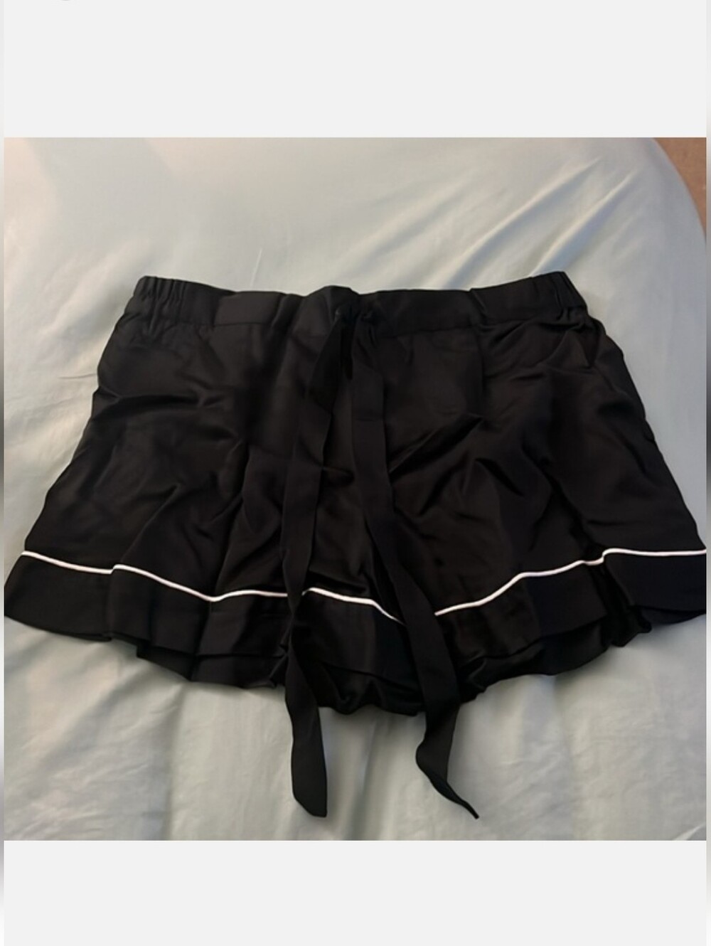 Ettitude Bamboo Sateen Sleep Lounge Shorts Sz L NWT